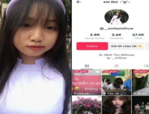 Nữ sinh Thư hot trend lộ video nhạy cảm