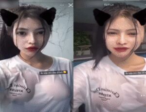 Uyên Nhi vòng 1 khủng tạo sóng tại hồ bơi